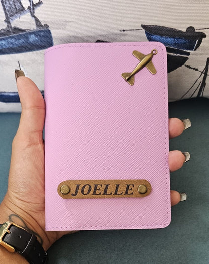 Customized Passport Cover with Airplane