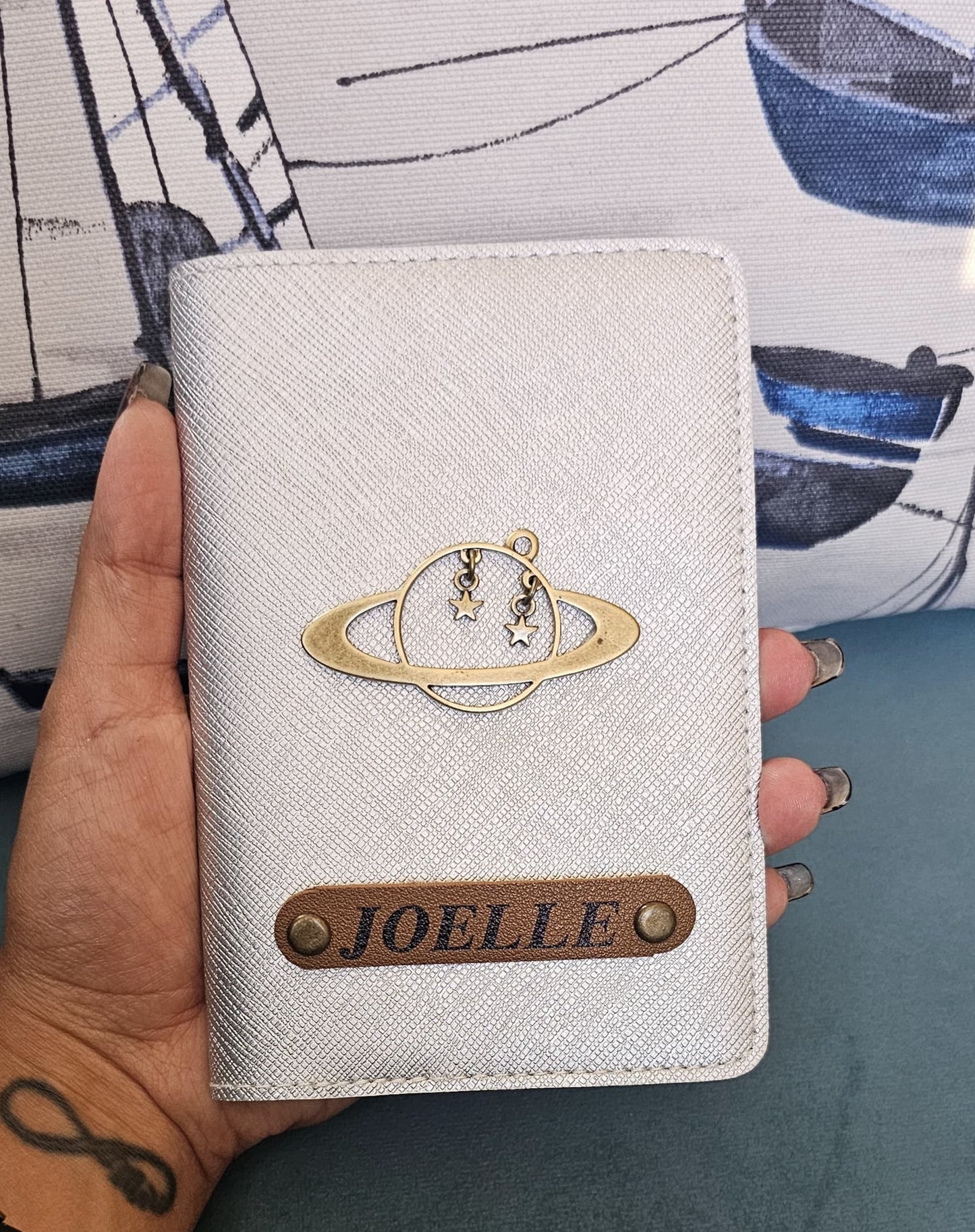 Customized Passport Cover with Globe