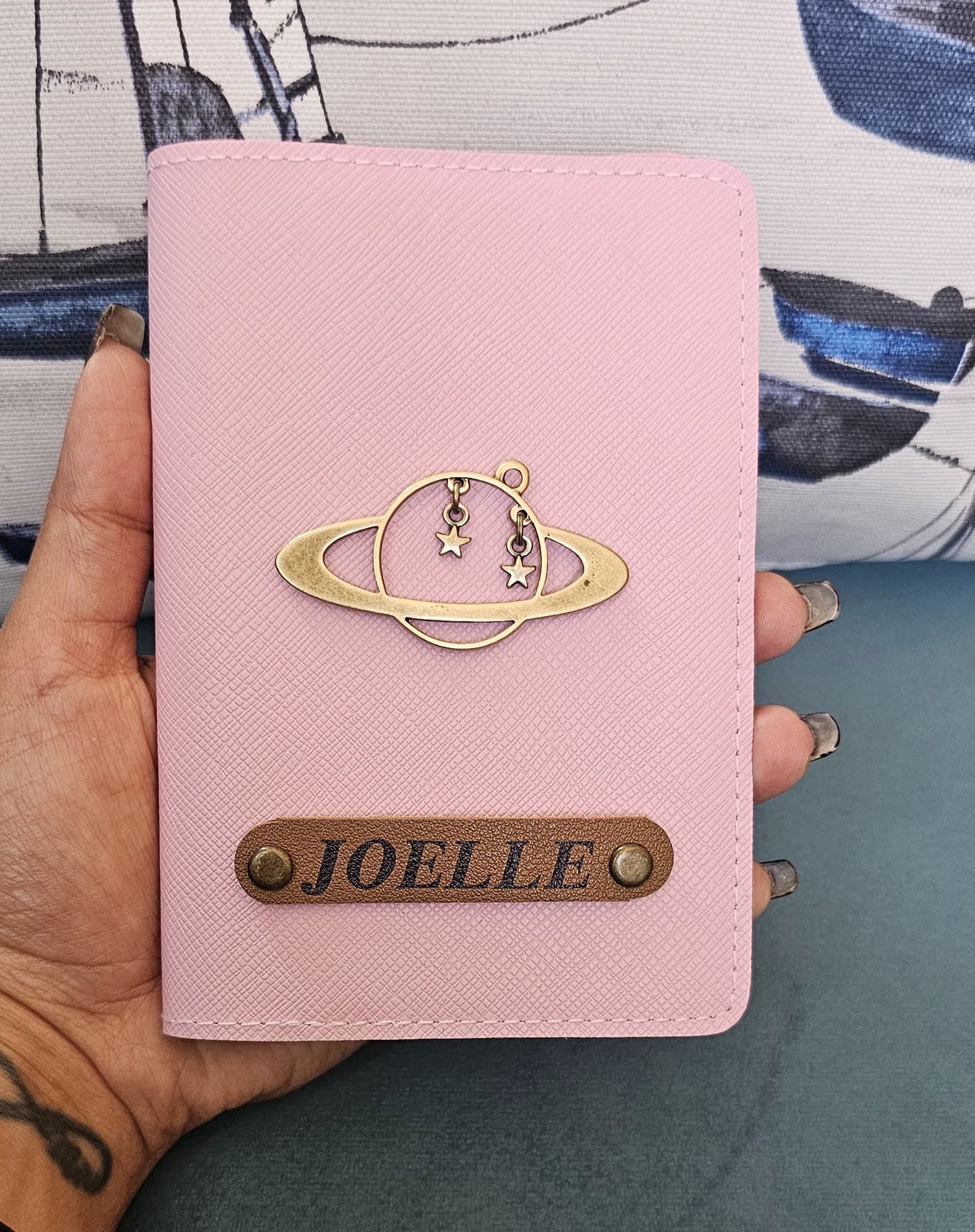 Customized Passport Cover with Globe