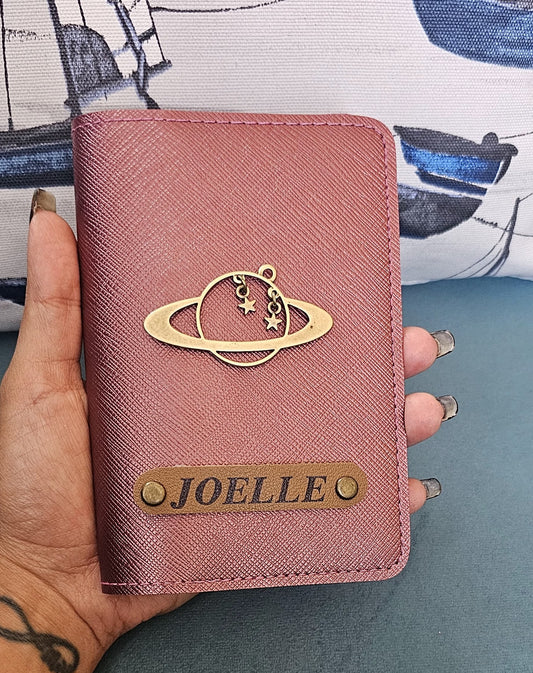 Customized Passport Cover with Globe