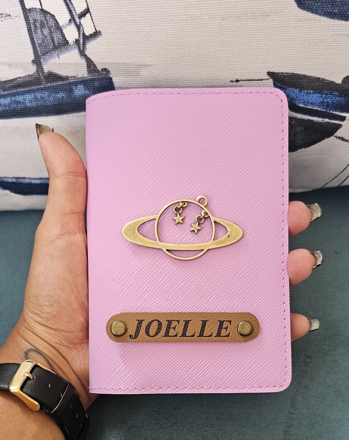 Customized Passport Cover with Globe