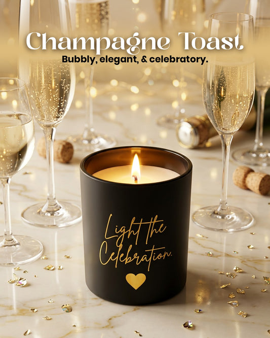 Champagne Toast Candle